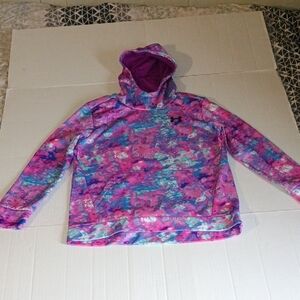 Under Armour Pull Over Hoodie Girl's L
